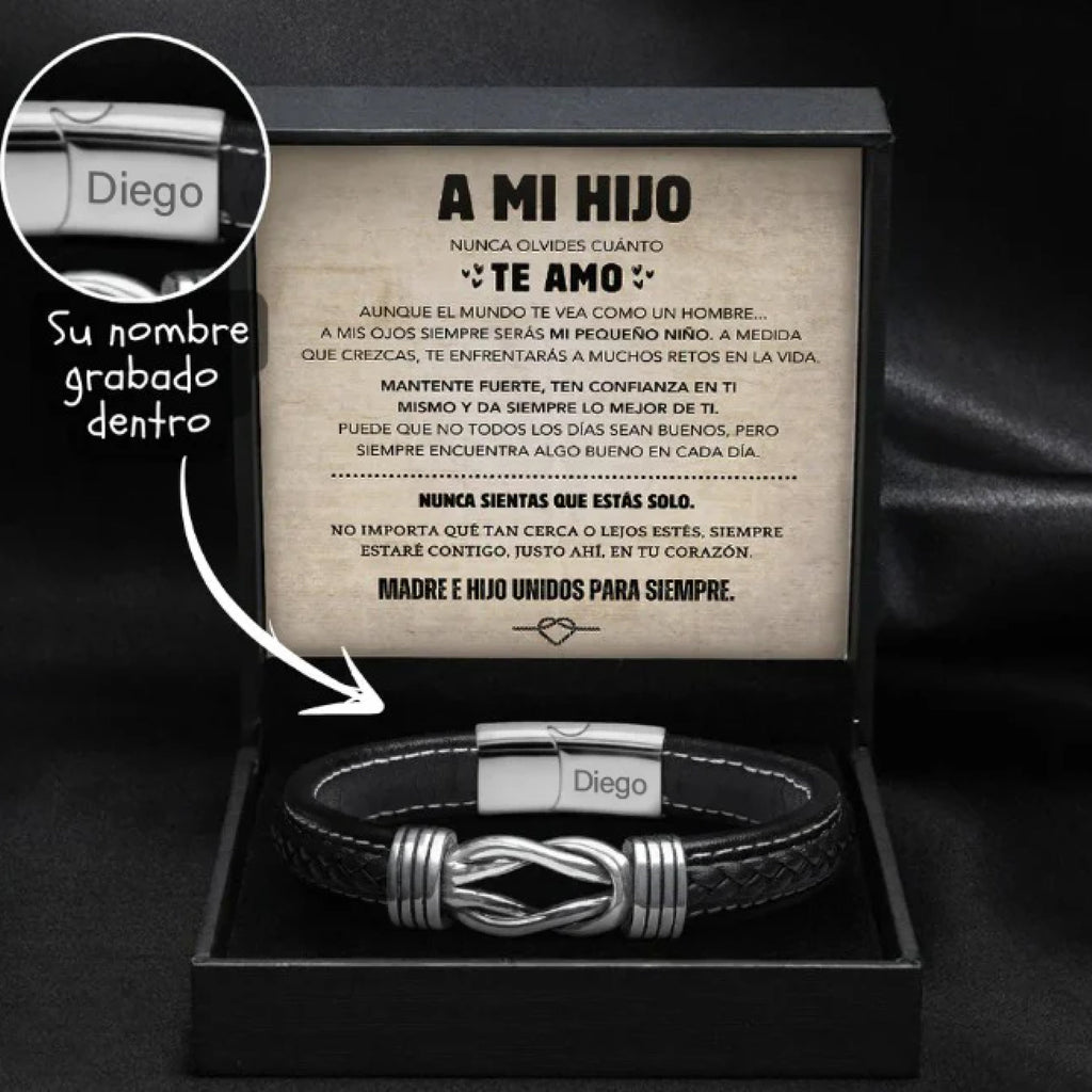 Pulsera Grabada "Para Mi Hijo": Un Vínculo Que Perdura