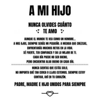 Pulsera Grabada "Para Mi Hijo": Un Vínculo Que Perdura